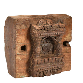Old Teakwood Votive Panel - 19thC