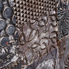 Old Textile Printing Blocks On a Stand - Ca 75 Yrs Old