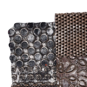 Old Textile Printing Blocks On a Stand - Ca 75 Yrs Old