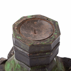 Old Wood Candle Stand From Rajasthan - 19thC