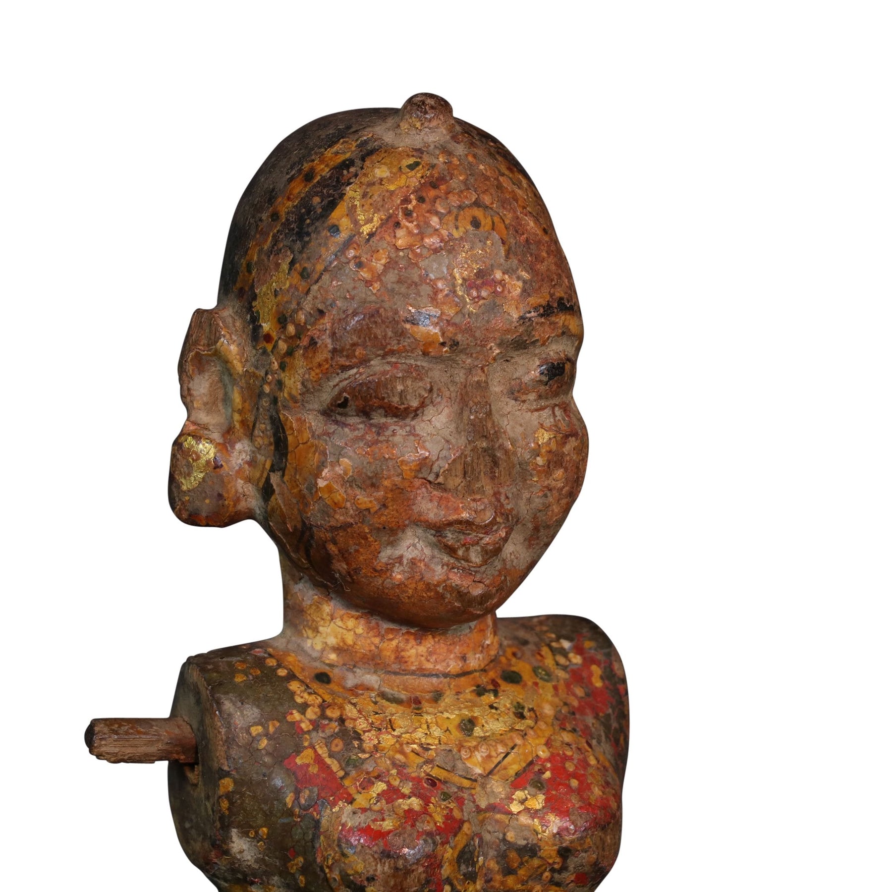 Original Painted Gangaur Figure - 19thC