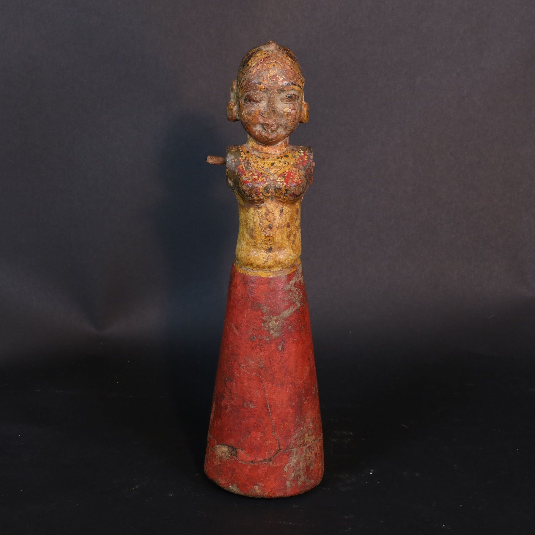 Original Painted Gangaur Figure - 19thC