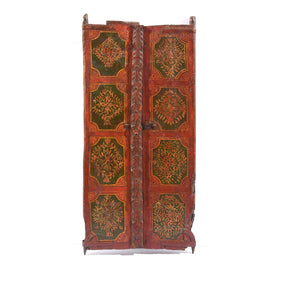 Painted Indian Window From Bikaner - 19thC