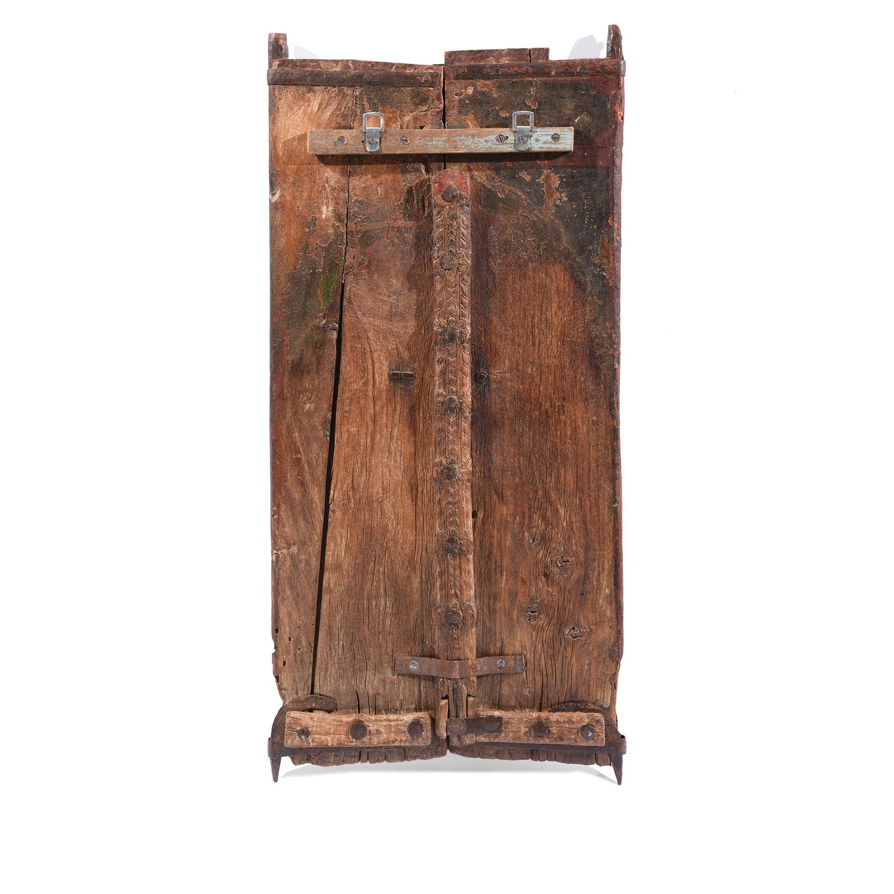 Painted Indian Window From Bikaner - 19thC