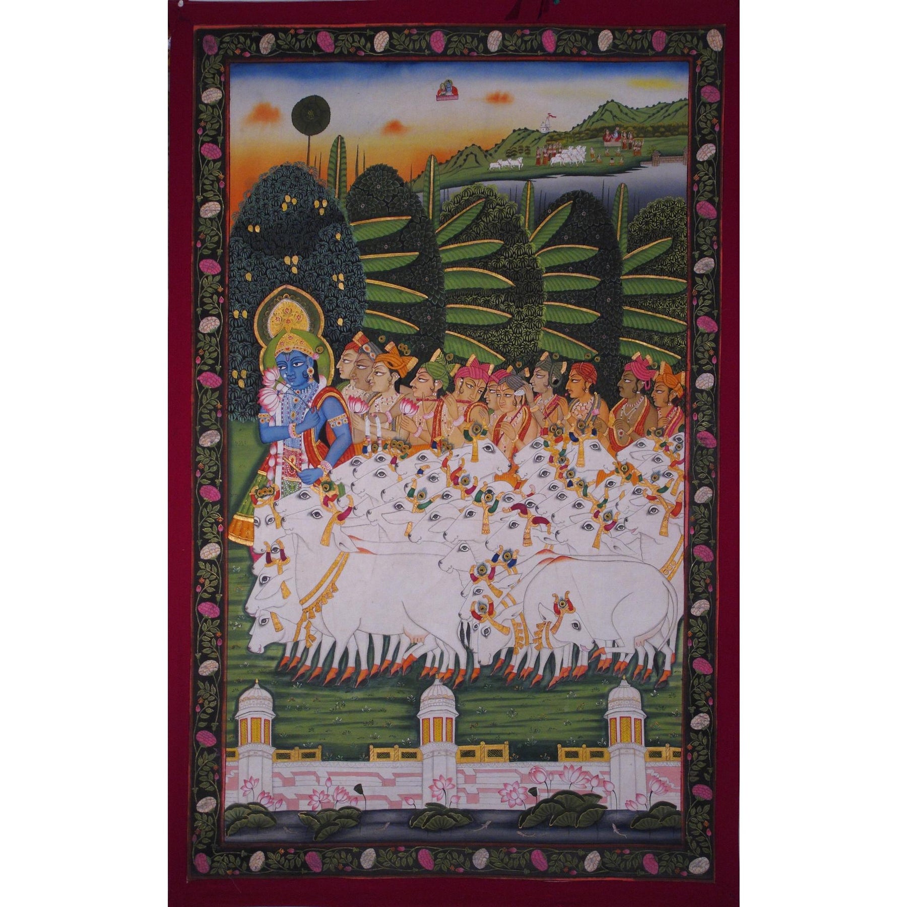 Painted Pichwai From Nathdwara - Rajasthan