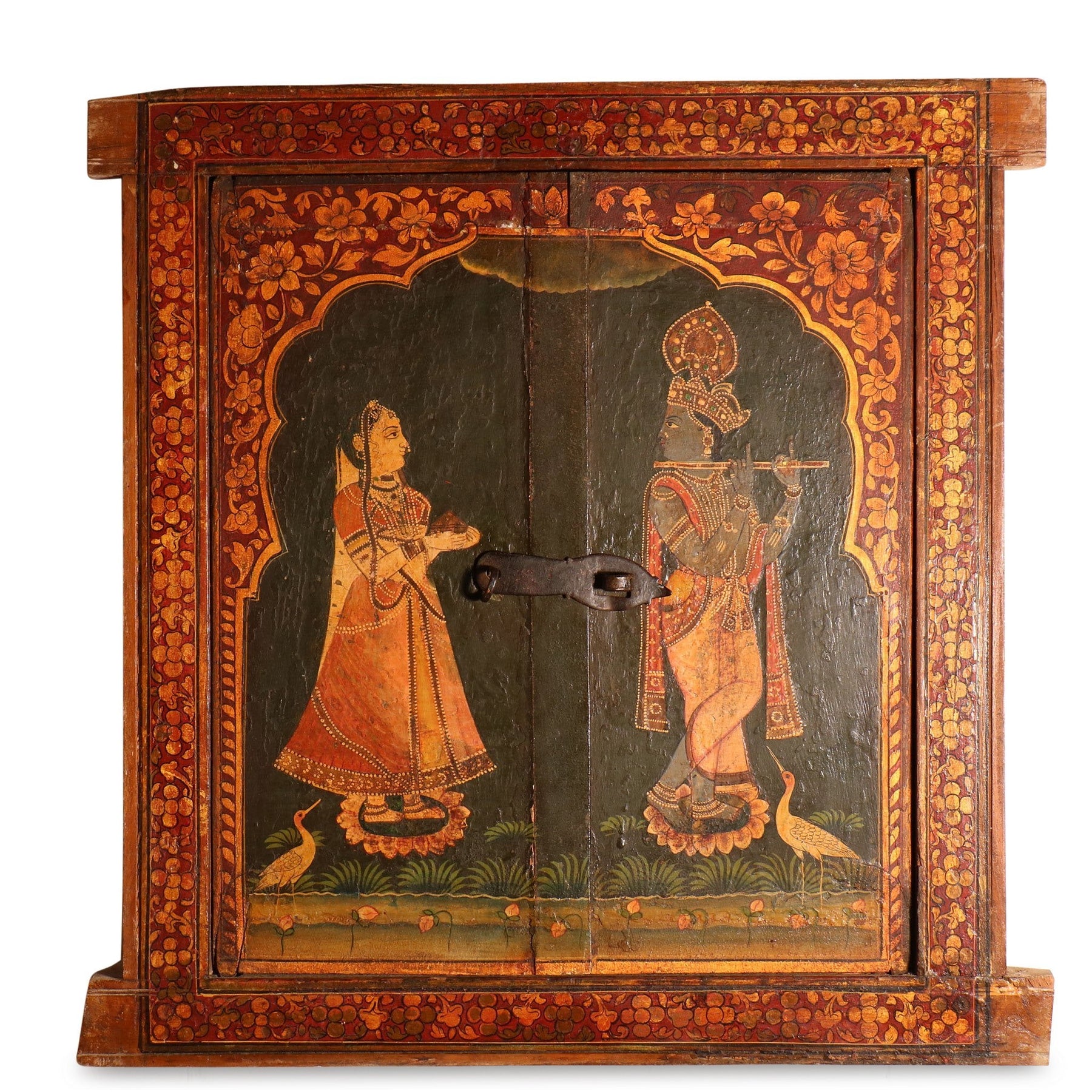 Painted Window from Bikaner, Rajasthan - 19thC