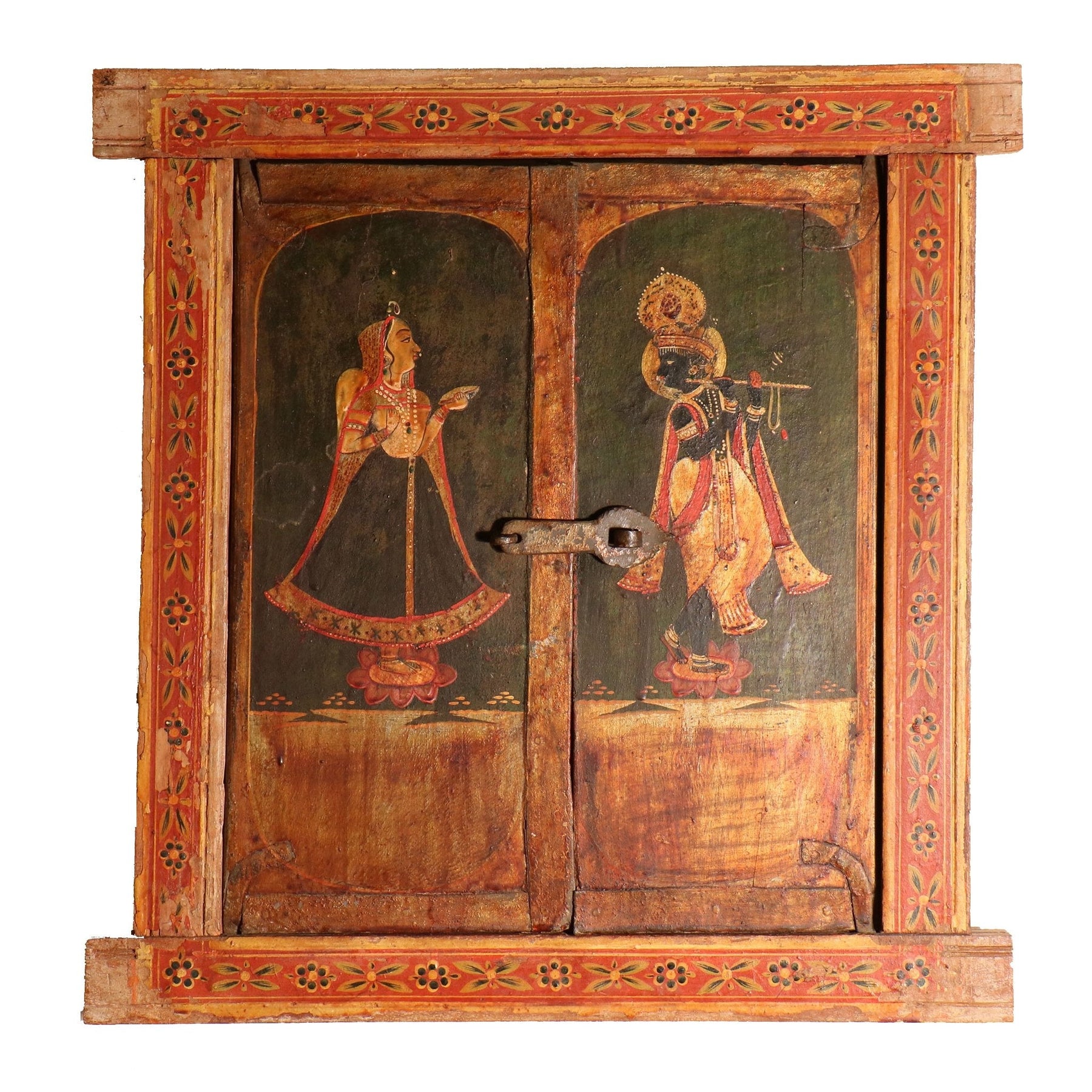 Painted Window from Bikaner, Rajasthan - 19thC