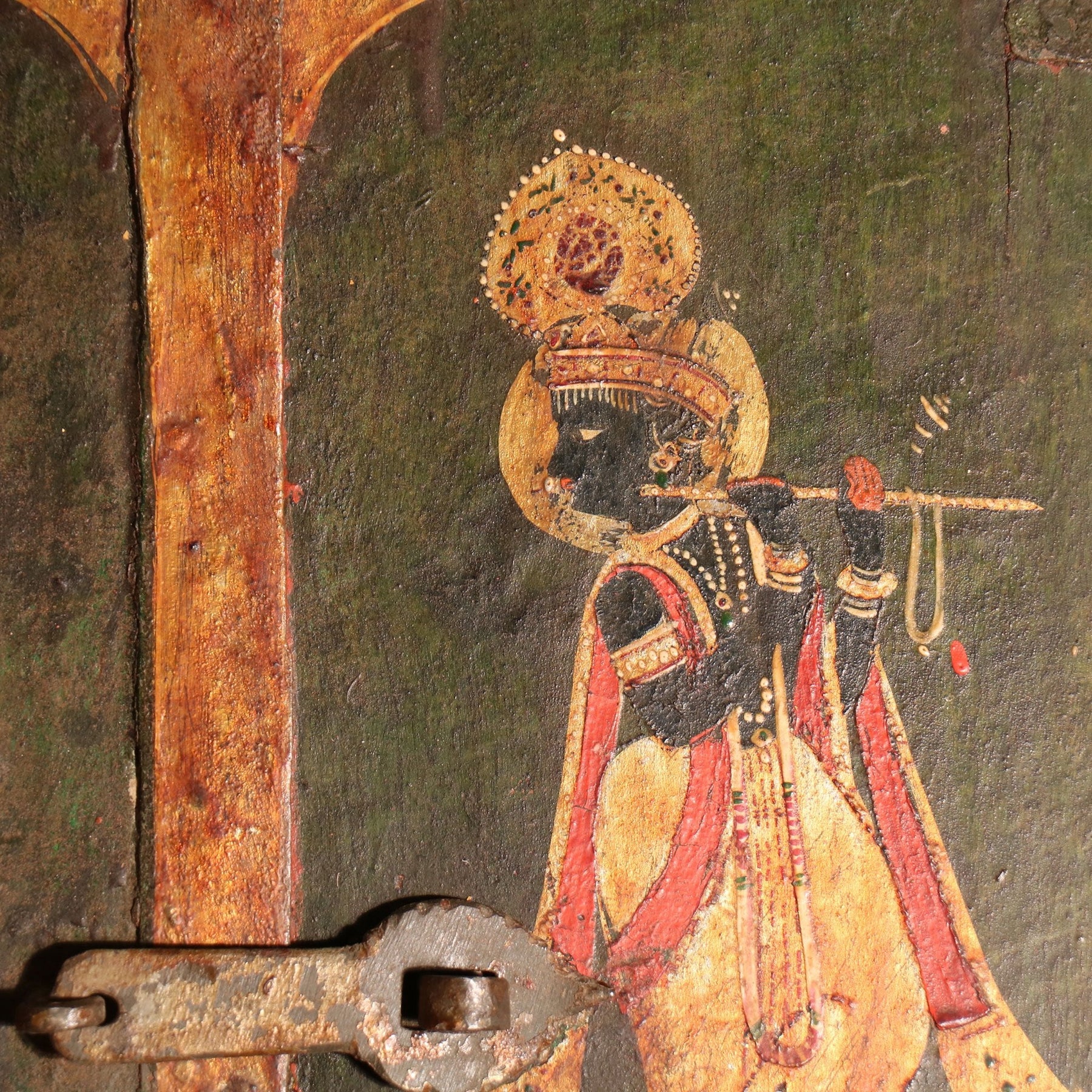Painted Window from Bikaner, Rajasthan - 19thC