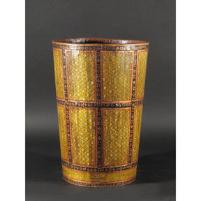 Painted Wooden Bin From Rajasthan