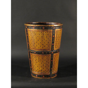 Painted Wooden Bin From Rajasthan