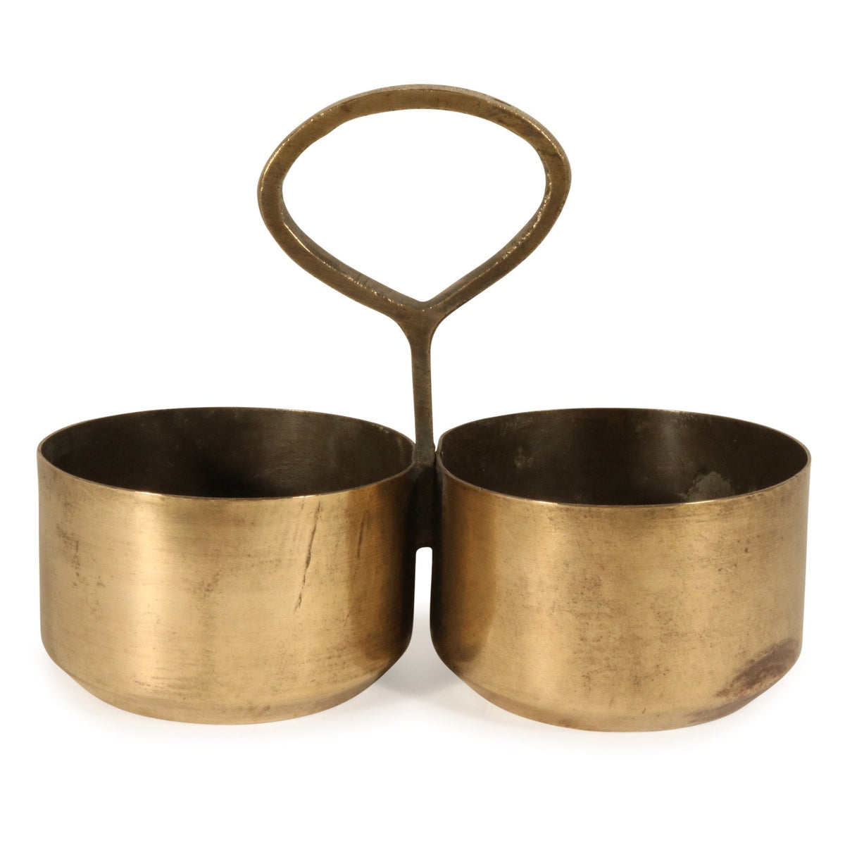 Vintage Brass Pickle Dish From Rajasthan - Ca 1920
