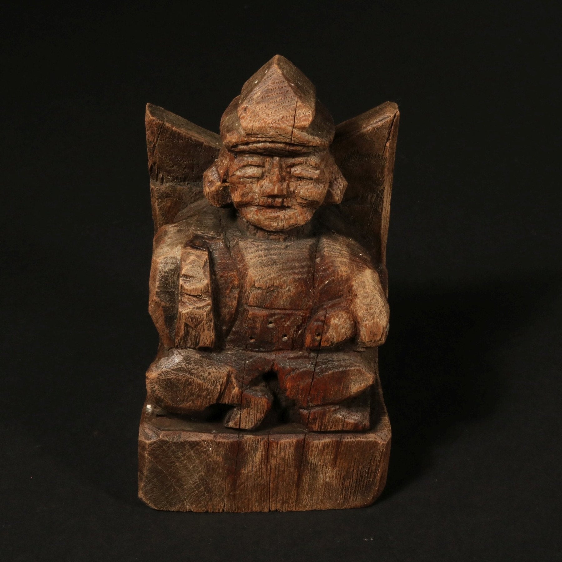 Carved Wooden Figure Ca 1930