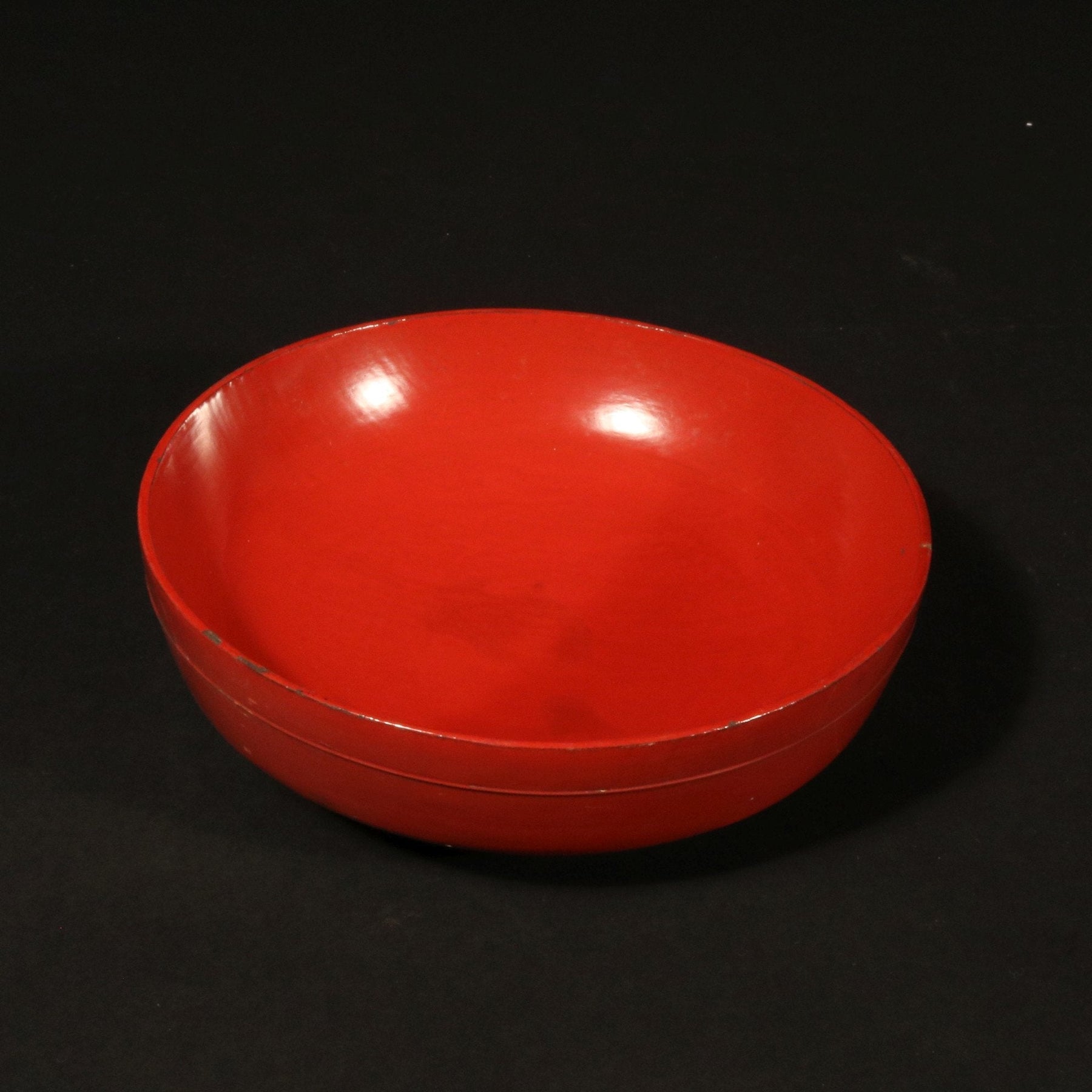 Red Lacquer Bowl Ca. 1930