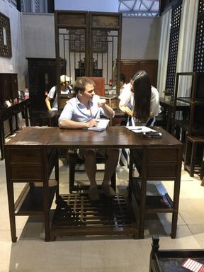 Elm Desk from Shanxi - 19thC