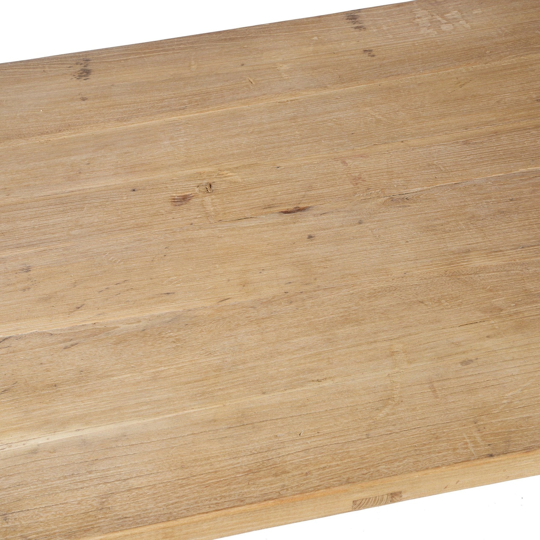 Bleached Elm Door Dining Table