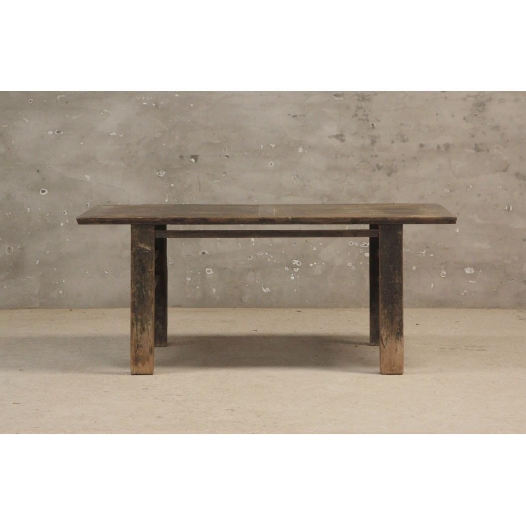 Chinese Farmhouse 6 Seater Kitchen Table - 19thC