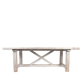 White Painted Dining Table