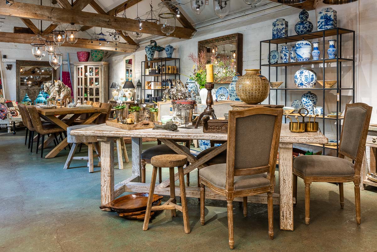 White Painted Dining Table