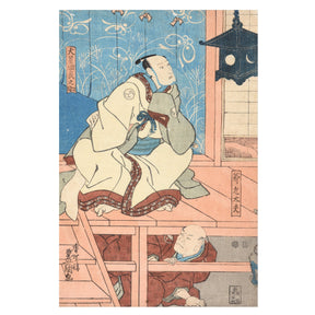Framed Japanese Woodblock Print by Kunisada - Edo Period