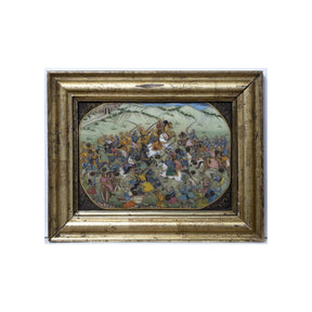 Gilt Framed Painting On Ivory From India - 19th Century