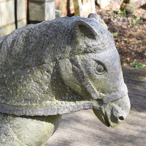 Carved Stone Horse from Hebei Province