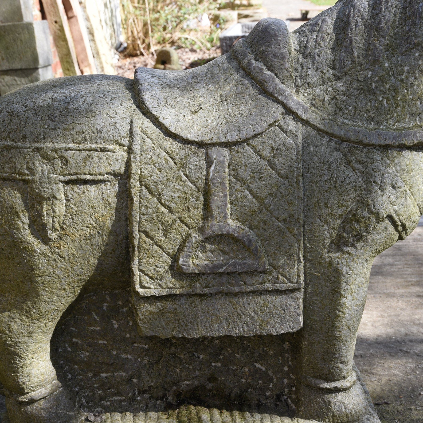 Carved Stone Horse from Hebei Province