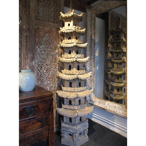 Chinese Pagoda - Terracotta - Circa 100 Yrs Old