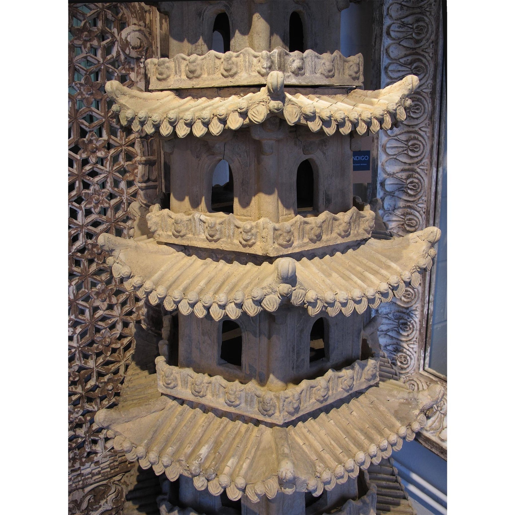 Chinese Pagoda - Terracotta - Circa 100 Yrs Old