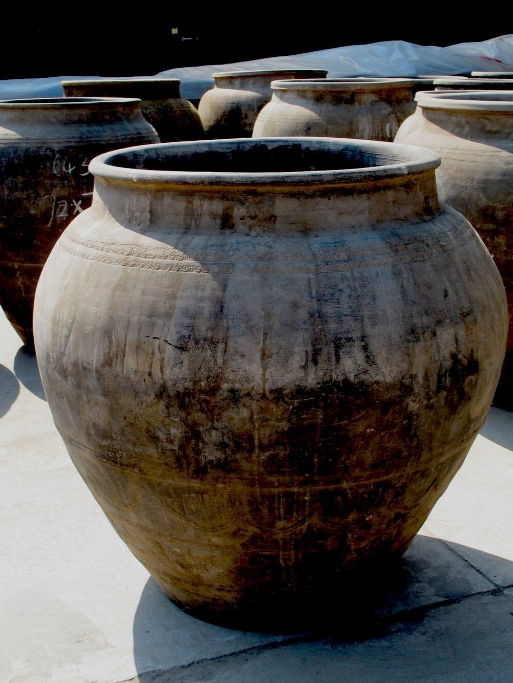 Old Terracotta  Rice Jar From Northern China - Ca 100 Years Old