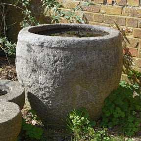 Stone Water Pot From Shanxi - 19thC