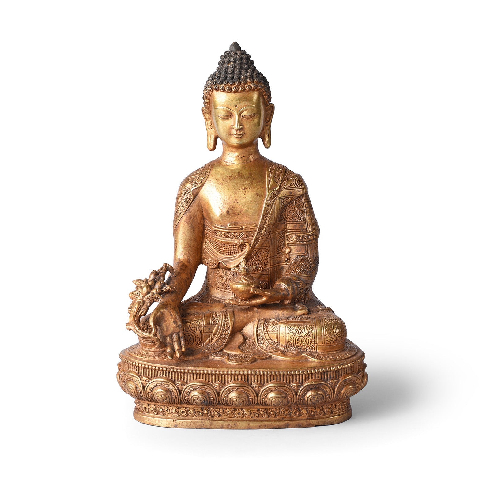 Gilt Brass Buddha - Varada Mudra