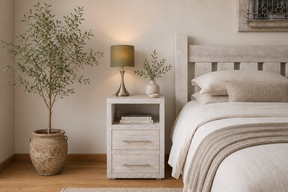 Branson Tall 2 Drawer Bedside