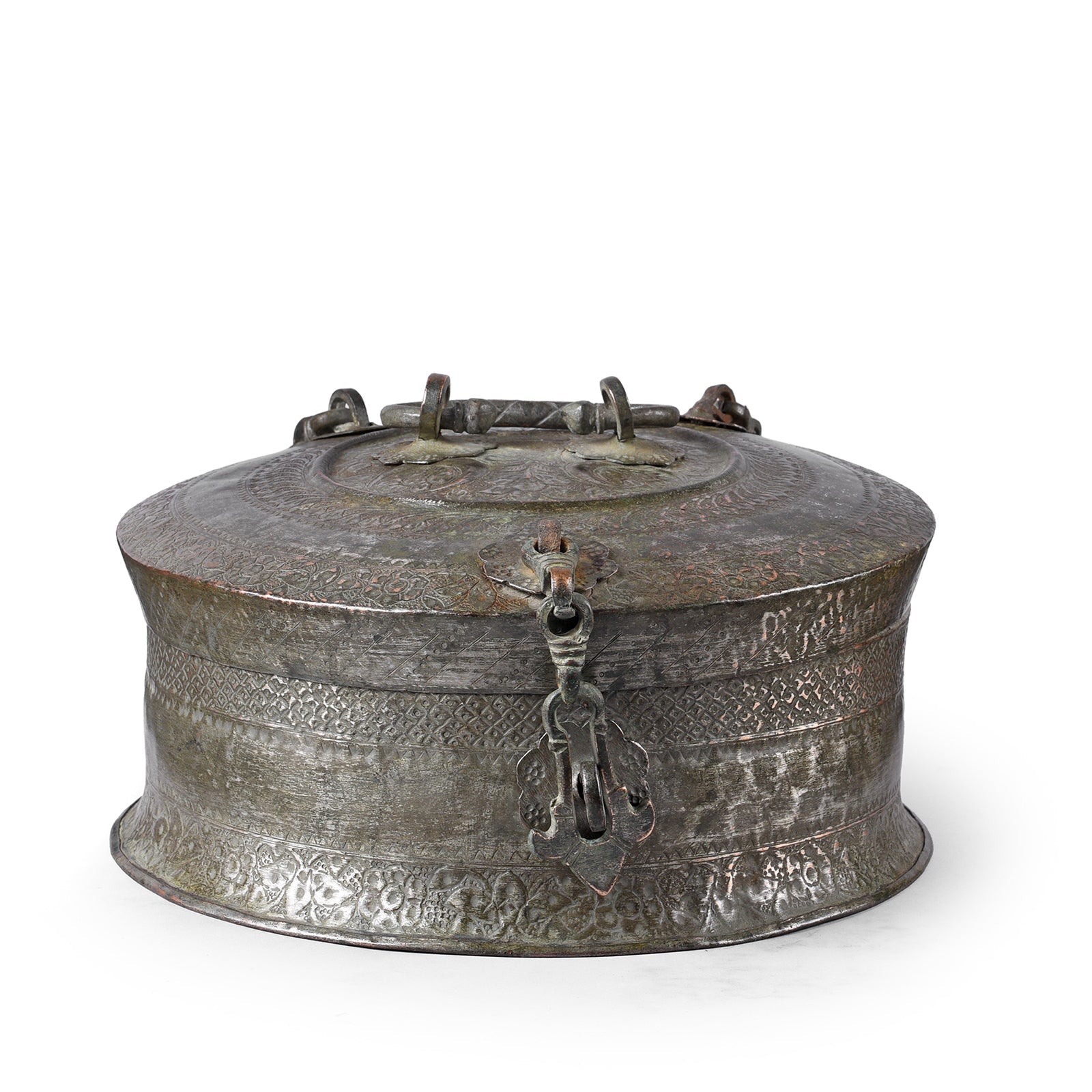 Kashmir Tinned Paan Dan Box - 19th Century