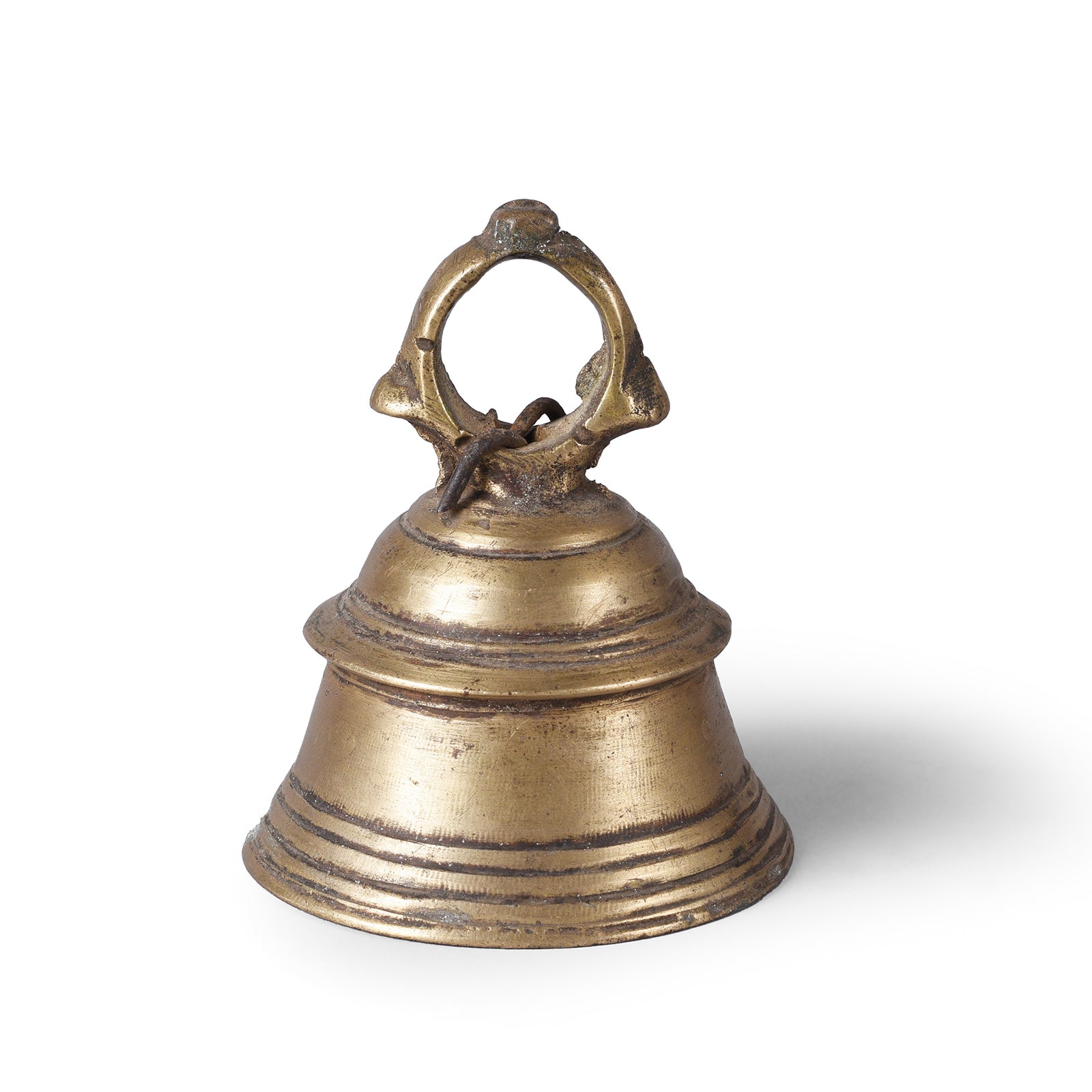 Old Bronze Puja Bell From South India - Ca 1920