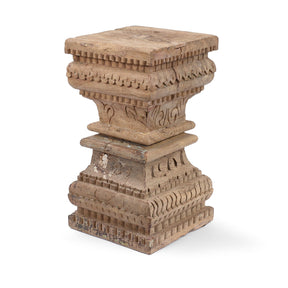 Indian Column Side Table