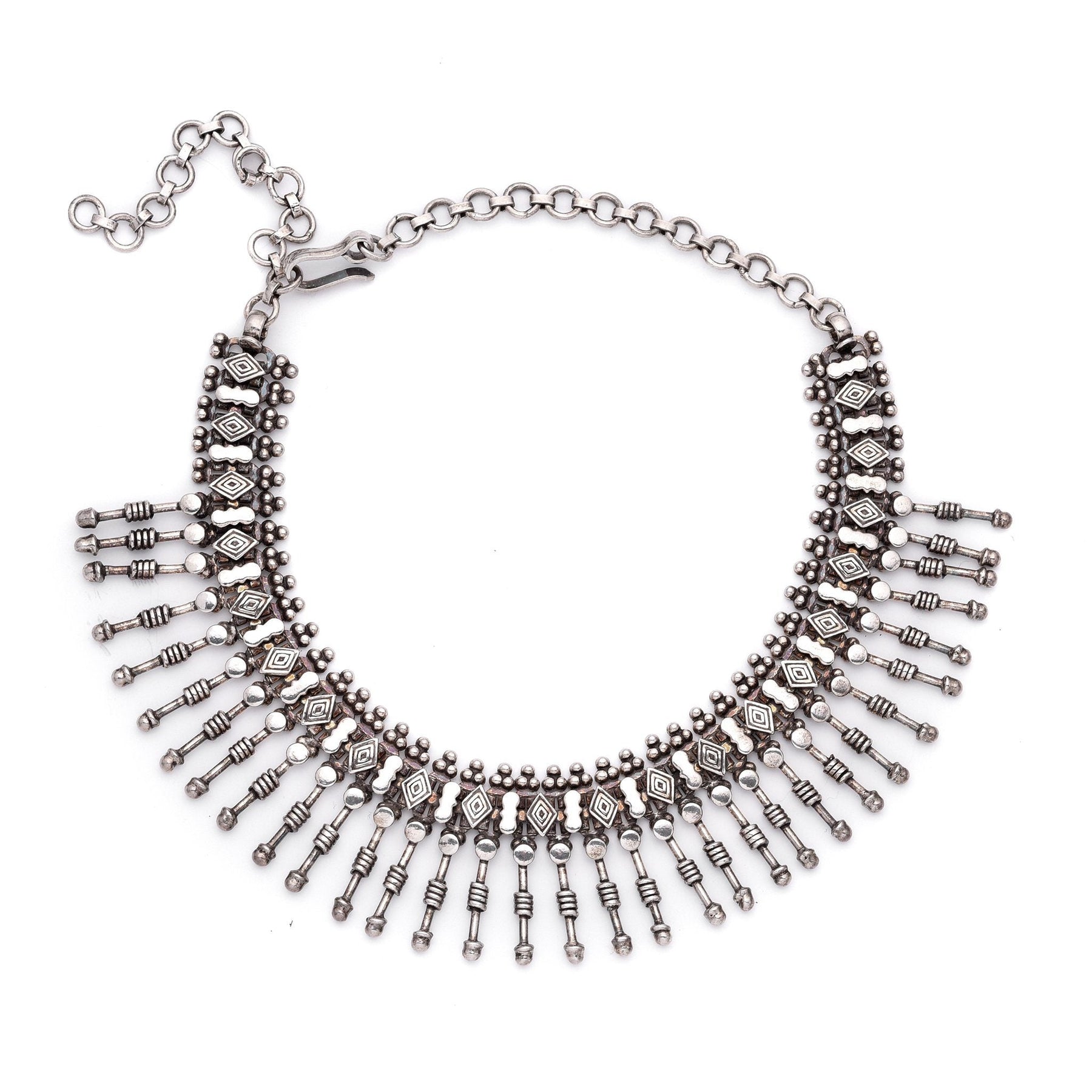 Old Tribal Silver Necklace