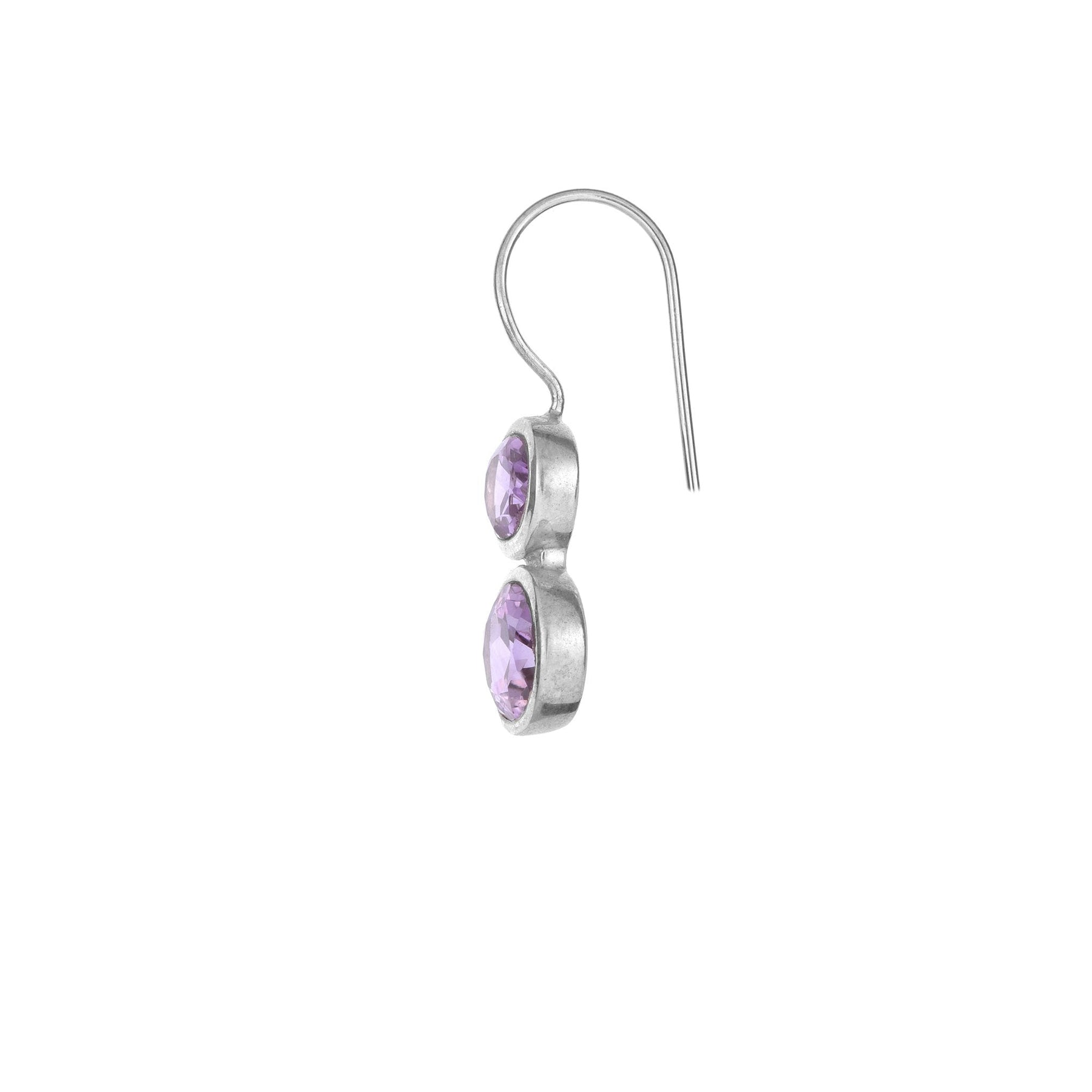 Silver & Amethyst Earrings
