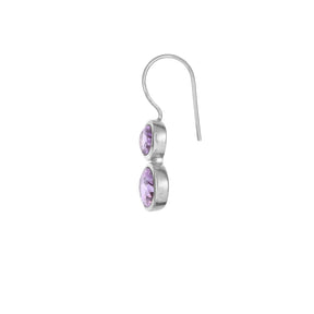 Silver & Amethyst Earrings