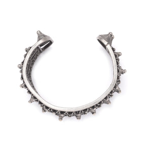 White Metal Miao Tribal Cuff