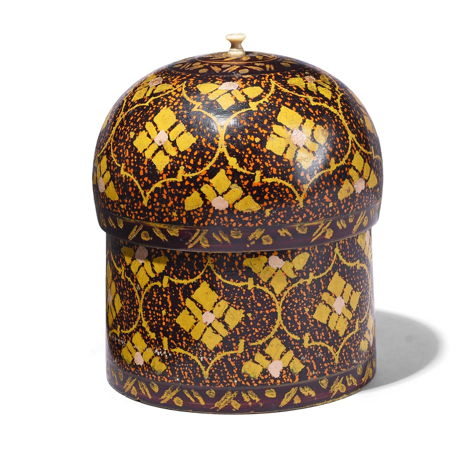Lacquer Pot From Bikaner - Ca 1930's