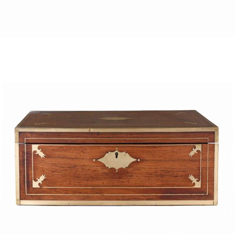Anglo Indian Rosewood Writing Slope - 19thC