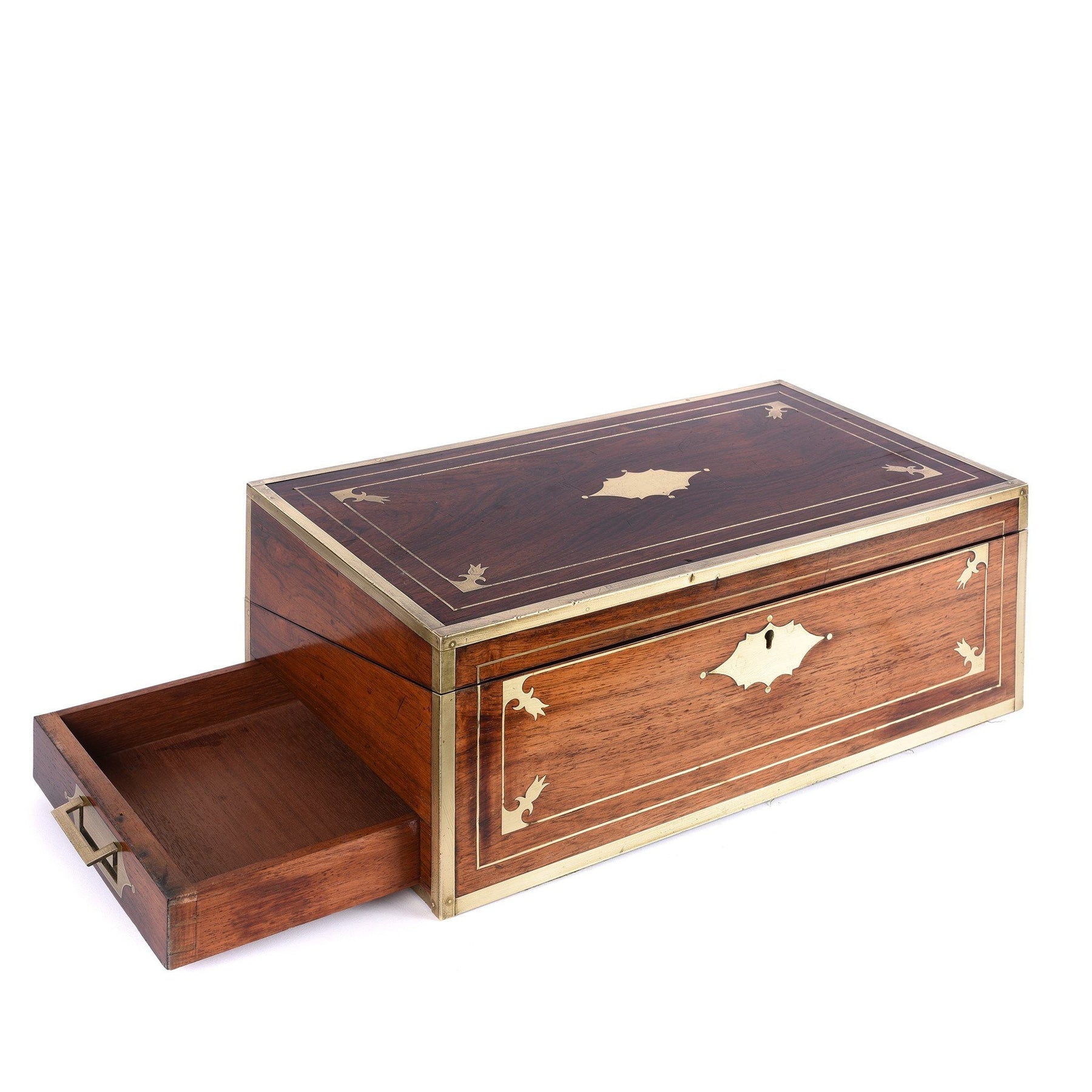 Anglo Indian Rosewood Writing Slope - 19thC