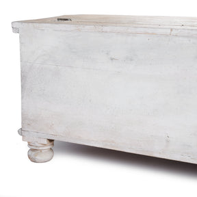 Carved Blanket Box Made From Reclaimed Teak