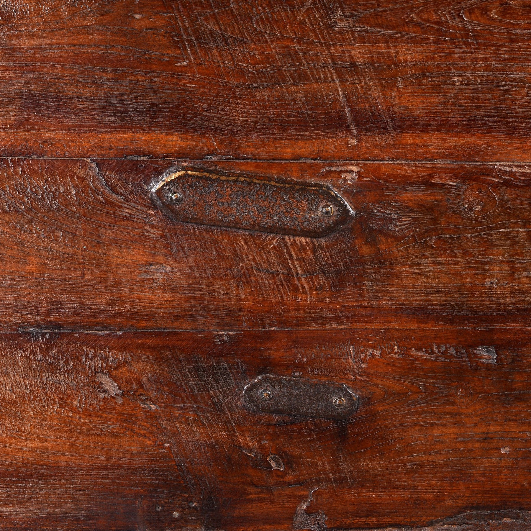 Carved Lacquered Teak Dowry Chest  - Majus From Kutch