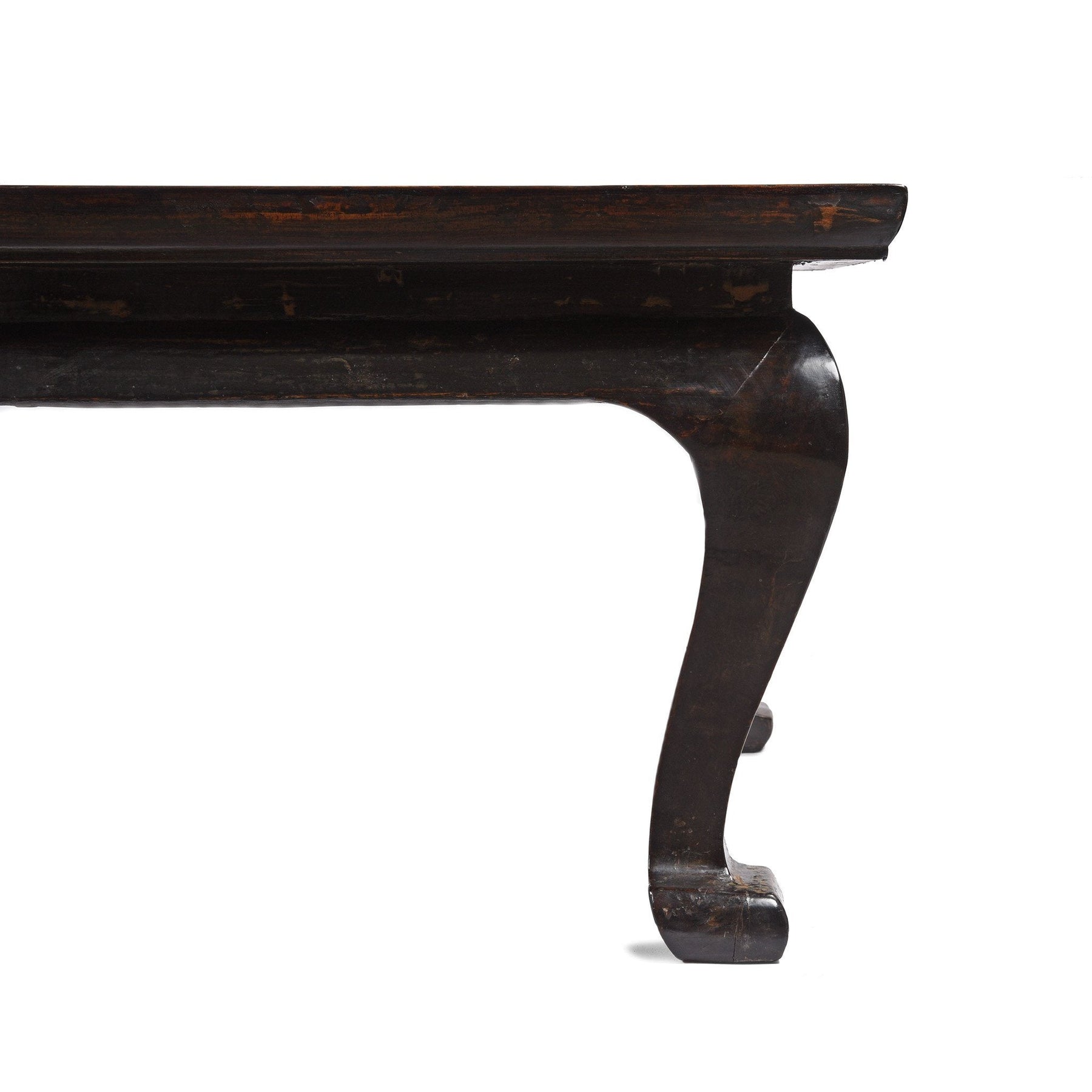 Chinese Coffee Table With Rattan Top - 19thC