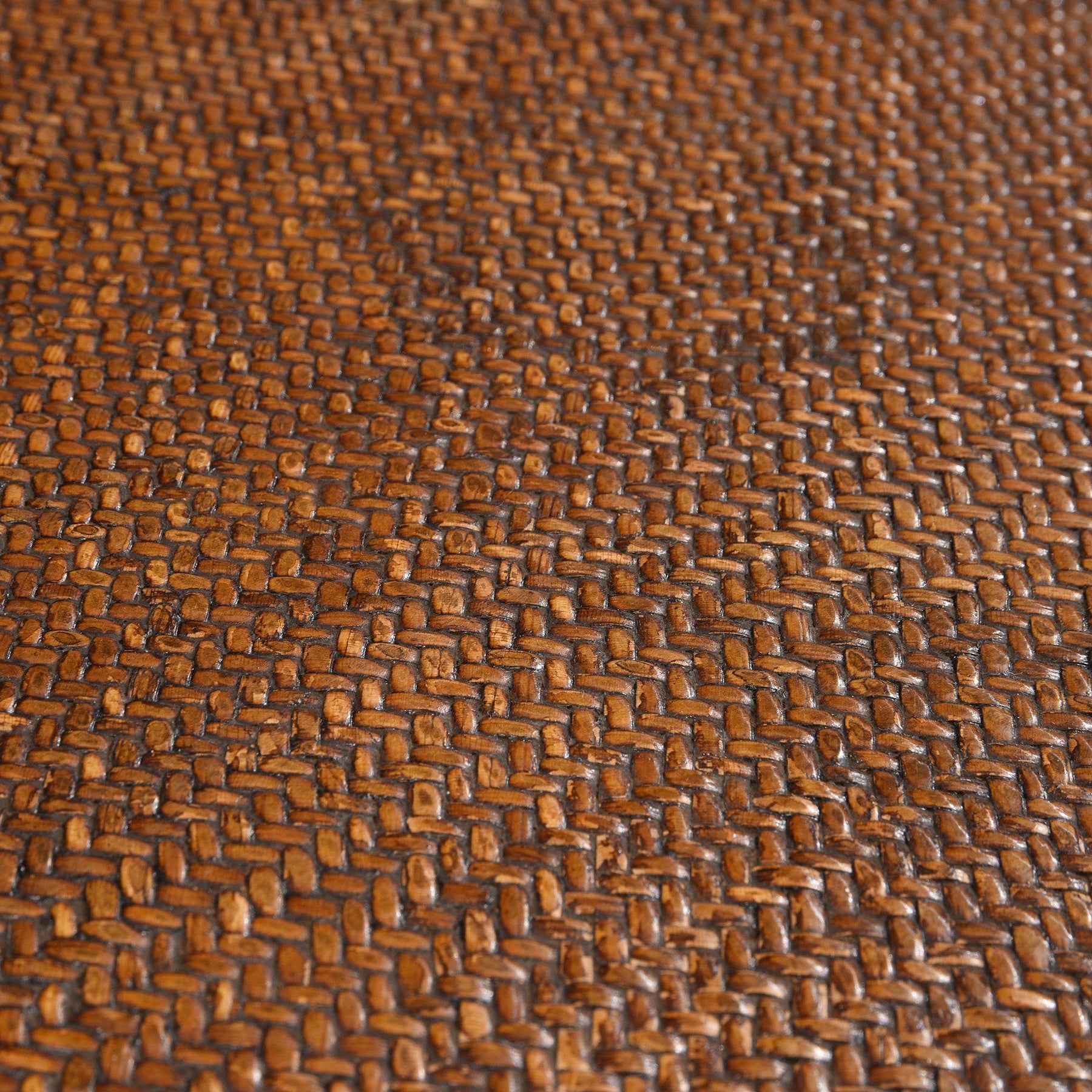 Chinese Coffee Table With Rattan Top - 19thC