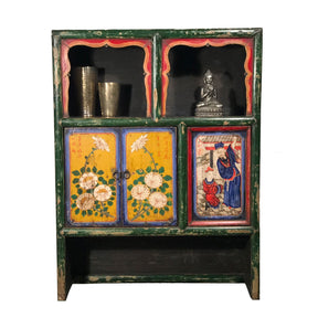 Painted Mongolian Cabinet - 19thC