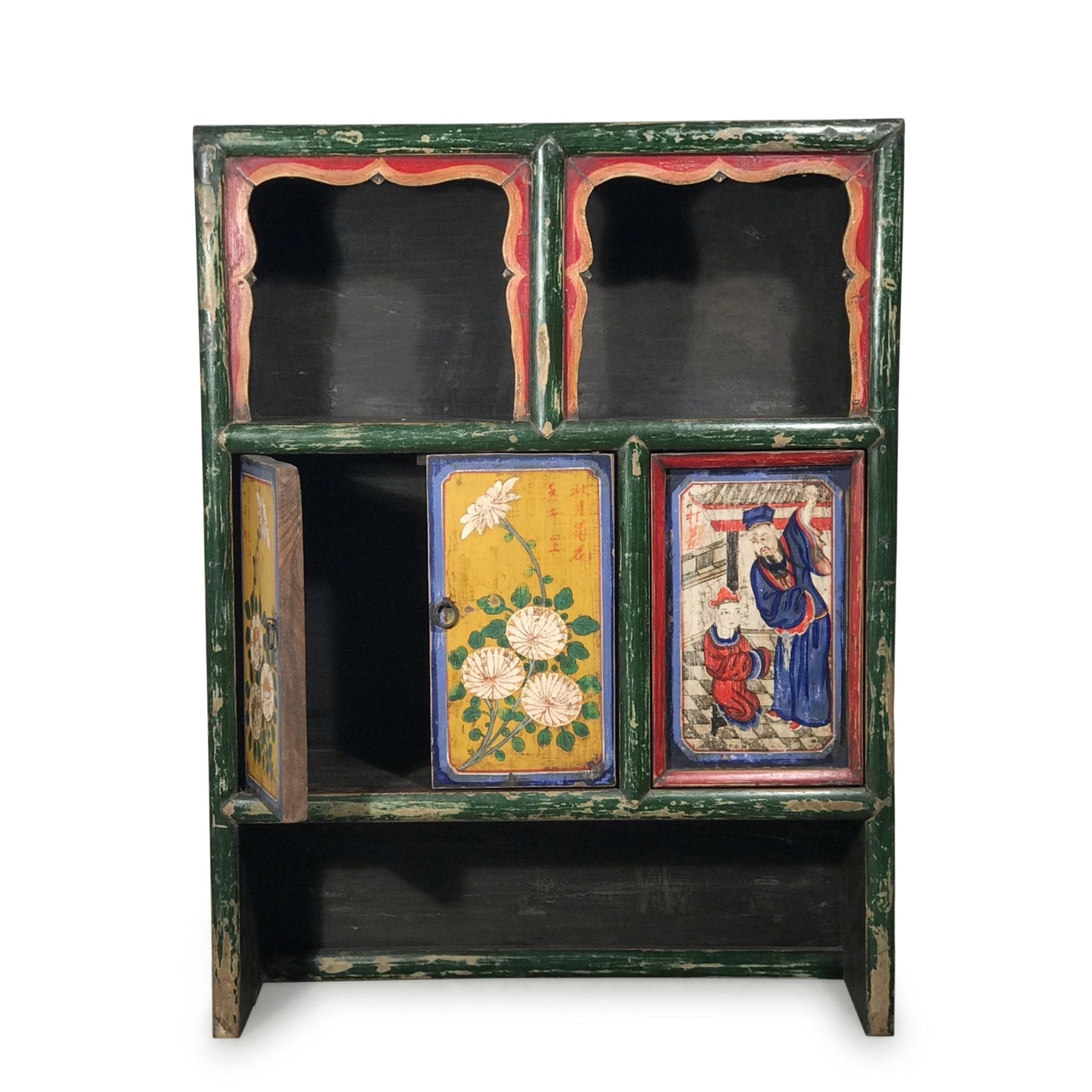 Painted Mongolian Cabinet - 19thC