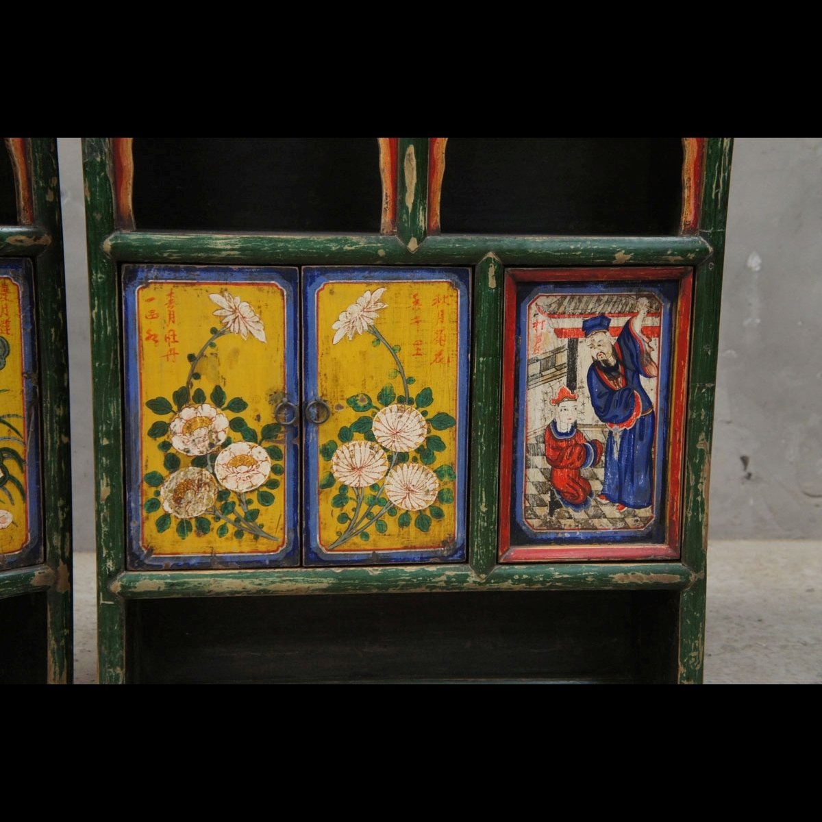Painted Mongolian Cabinet - 19thC
