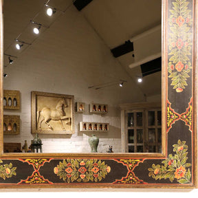 Hand Painted Mirror Frame from Rajasthan